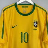 2010/11 BRAZIL KAKA #10 HOME SHIRT (XXL) NIKE