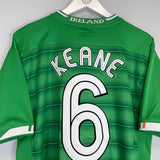 2003/04 IRELAND KEANE #6 HOME SHIRT (L) UMBRO