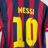 2013/14 BARCELONA MESSI #10 HOME SHIRT (S) NIKE