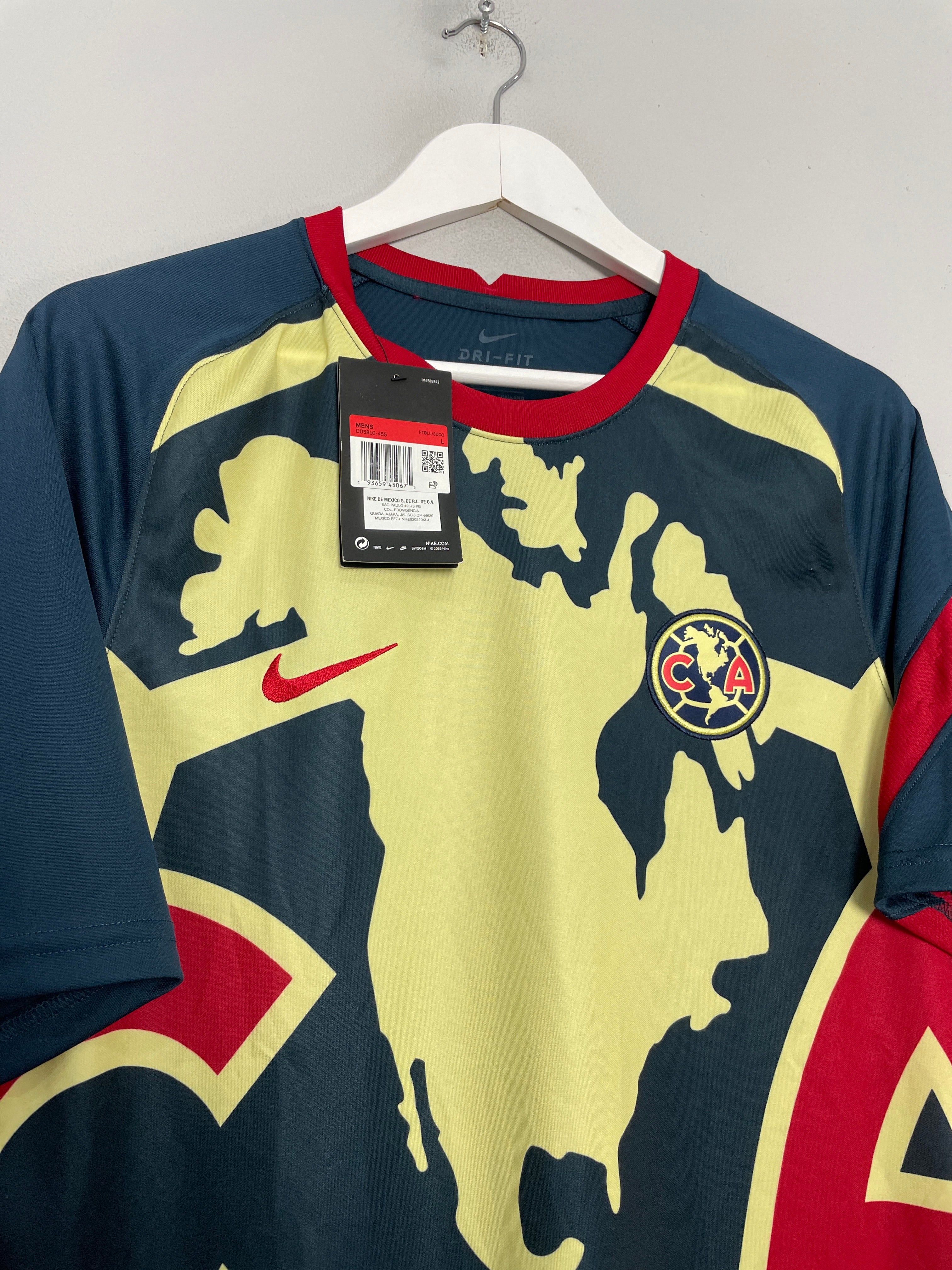 Club america best sale warm up jersey