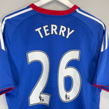 2010/11 CHELSEA TERRY #26 HOME SHIRT (M) ADIDAS