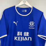 2003/04 EVERTON ROONEY #18 HOME SHIRT (XL) PUMA