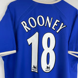 2003/04 EVERTON ROONEY #18 HOME SHIRT (XL) PUMA