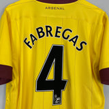 2010/11 ARSENAL FABREGAS #4 *PLAYER ISSUE* AWAY SHIRT (XL) NIKE