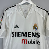 2004/05 REAL MADRID RONALDO #9 *PLAYER ISSUE* HOME SHIRT (L) ADIDAS