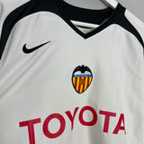 2005/06 VALENCIA AIMAR #21 L/S HOME SHIRT (M) NIKE