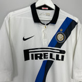 2011/12 INTER MILAN J.ZANETTI #4 AWAY SHIRT (XL) NIKE