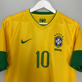 2012/13 BRAZIL RONALDINHO #10 HOME SHIRT (M) NIKE