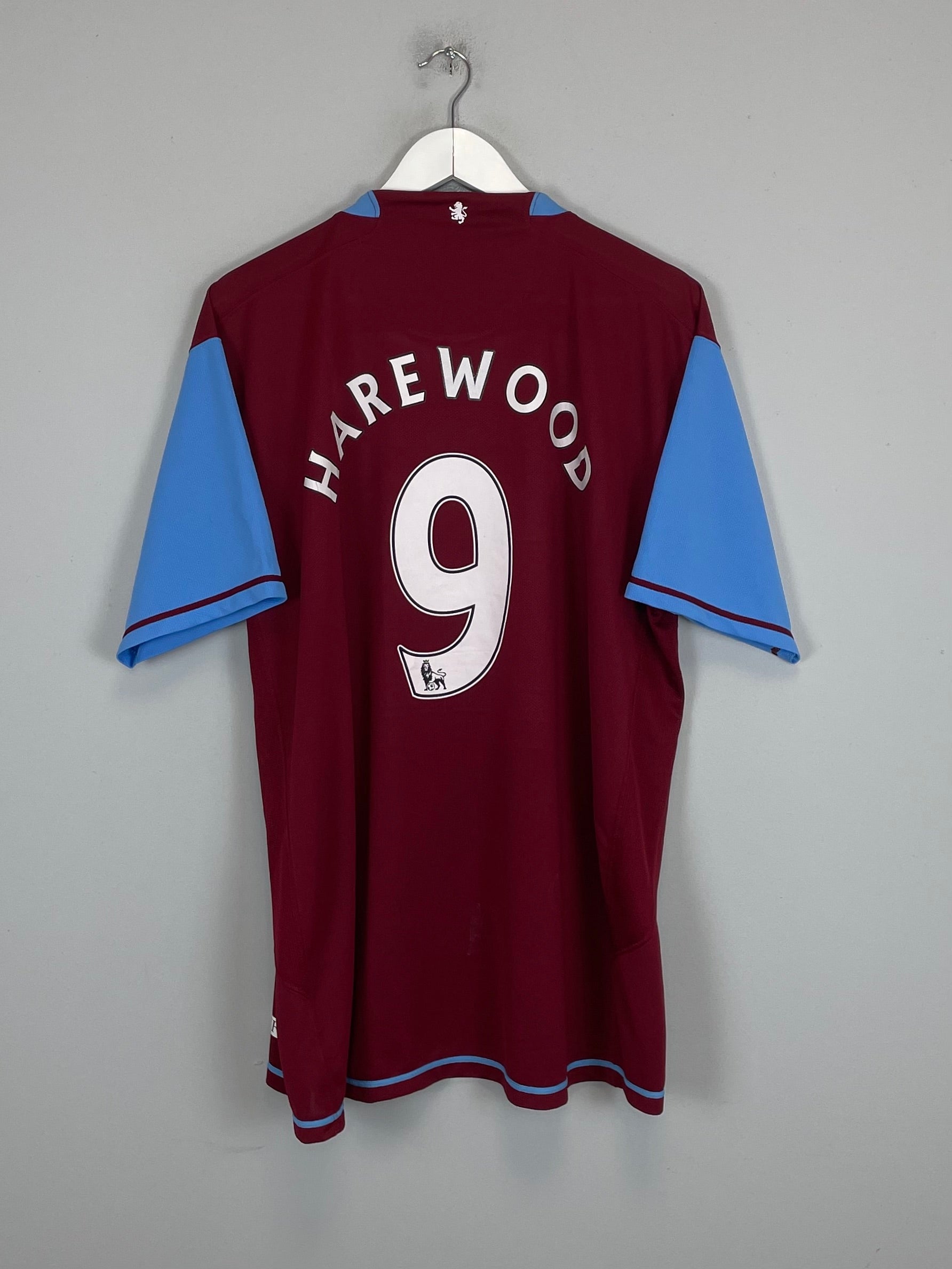 2007/08 ASTON VILLA HAREWOOD #9 HOME SHIRT (XXL) NIKE