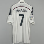 2014/15 REAL MADRID RONALDO #7 HOME SHIRT (XL) ADIDAS