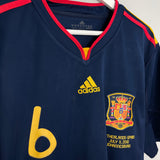 2010/11 SPAIN INIESTA #6 WC FINAL AWAY SHIRT (XL) ADIDAS