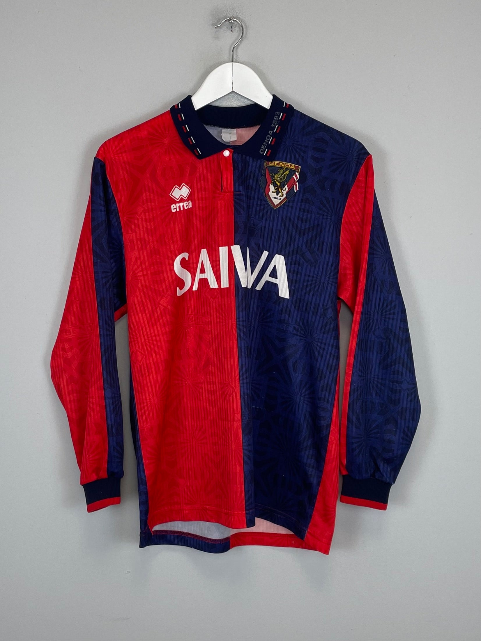 1992/93 GENOA L/S HOME SHIRT (M) ERREA