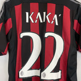 2015/16 AC MILAN KAKA #22 HOME SHIRT (L) ADIDAS