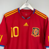 2009/10 SPAIN FABREGAS #10 HOME SHIRT (L) ADIDAS