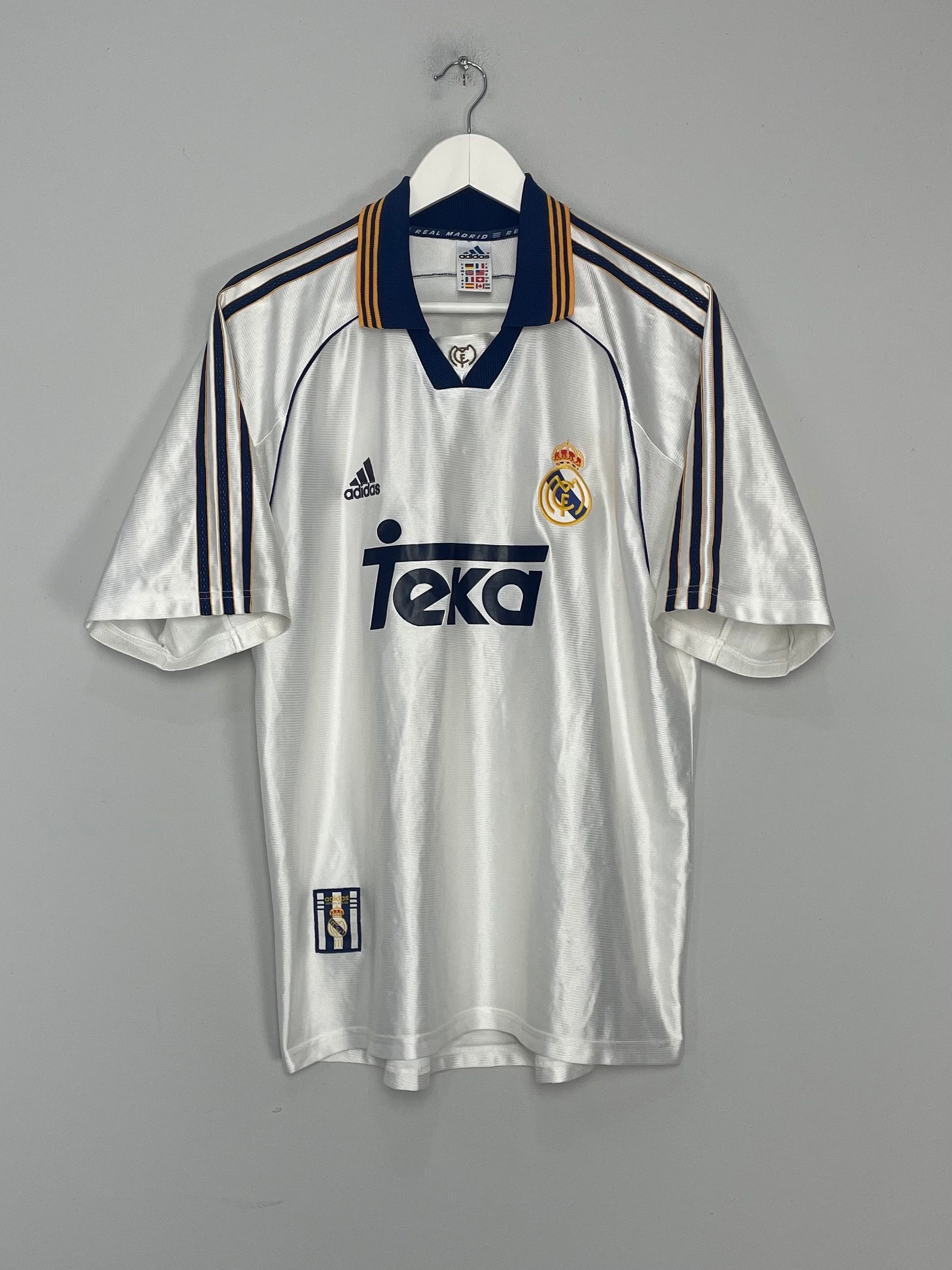 1998/00 REAL MADRID HOME SHIRT (M) ADIDAS