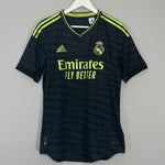 2022/23 REAL MADRID *AUTHENTIC* THIRD SHIRT (M) ADIDAS