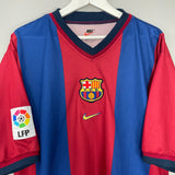 1998/99 BARCELONA HOME SHIRT (XXL) NIKE