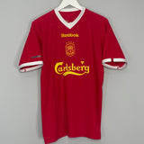 2001/02 LIVERPOOL HOME SHIRT (M) REEBOK