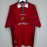 1996/98 MANCHESTER UNITED CANTONA #7 HOME SHIRT (XXL) UMBRO