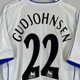 2001/03 CHELSEA GUDJOHNSEN #20 AWAY SHIRT (XL) UMBRO