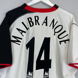 2003/04 FULHAM MALBRANQUE #14 HOME SHIRT (XL) PUMA