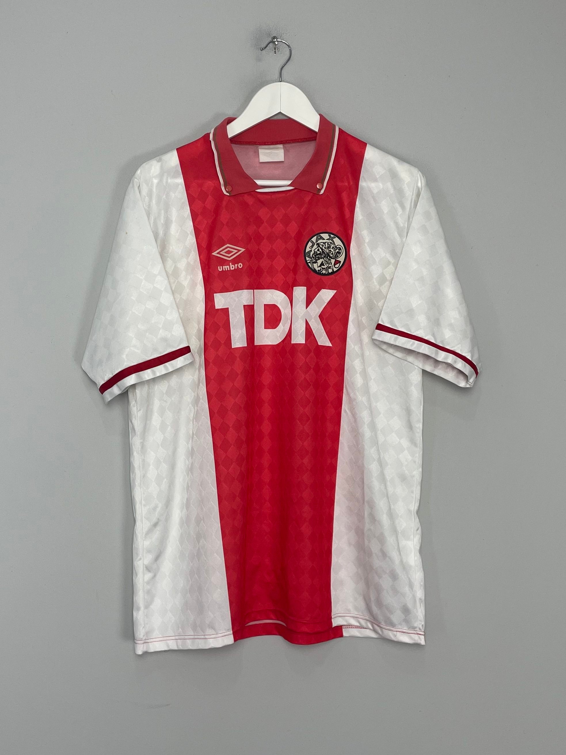 1989/91 AJAX HOME SHIRT (L) UMBRO