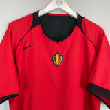 2004/06 BELGIUM HOME SHIRT (L) NIKE