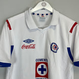 2011/12 CRUZ AZUL AWAY SHIRT (M) UMBRO