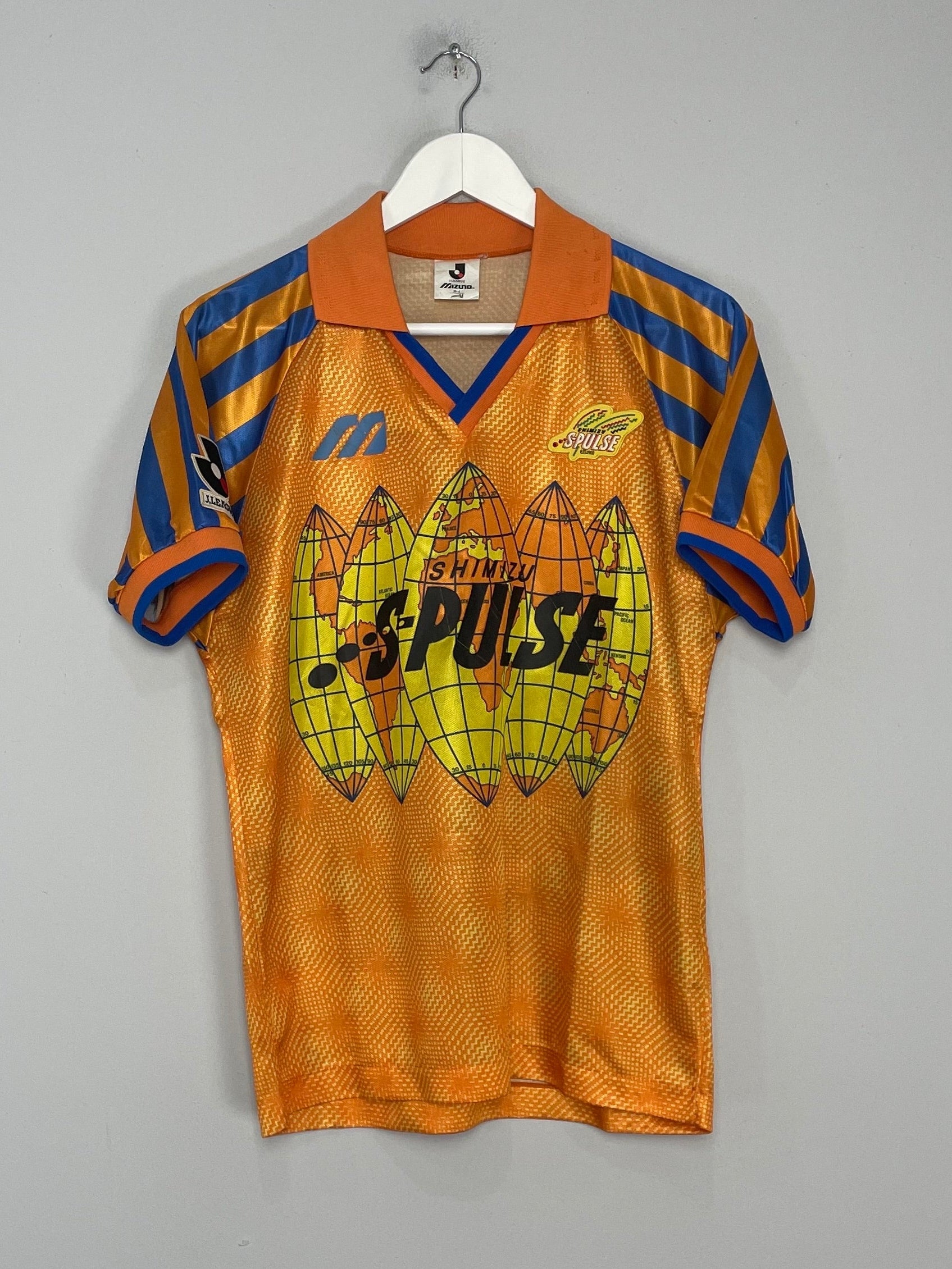 1993/94 SHIMIZU S-PULSE HOME SHIRT (S) MIZUNO