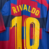 2021/22 BARCELONA RIVALDO #10 *BNWT* PRE MATCH SHIRT (XL) NIKE