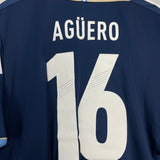 2011/12 ARGENTINA AGUERO #16 AWAY SHIRT (XL) ADIDAS