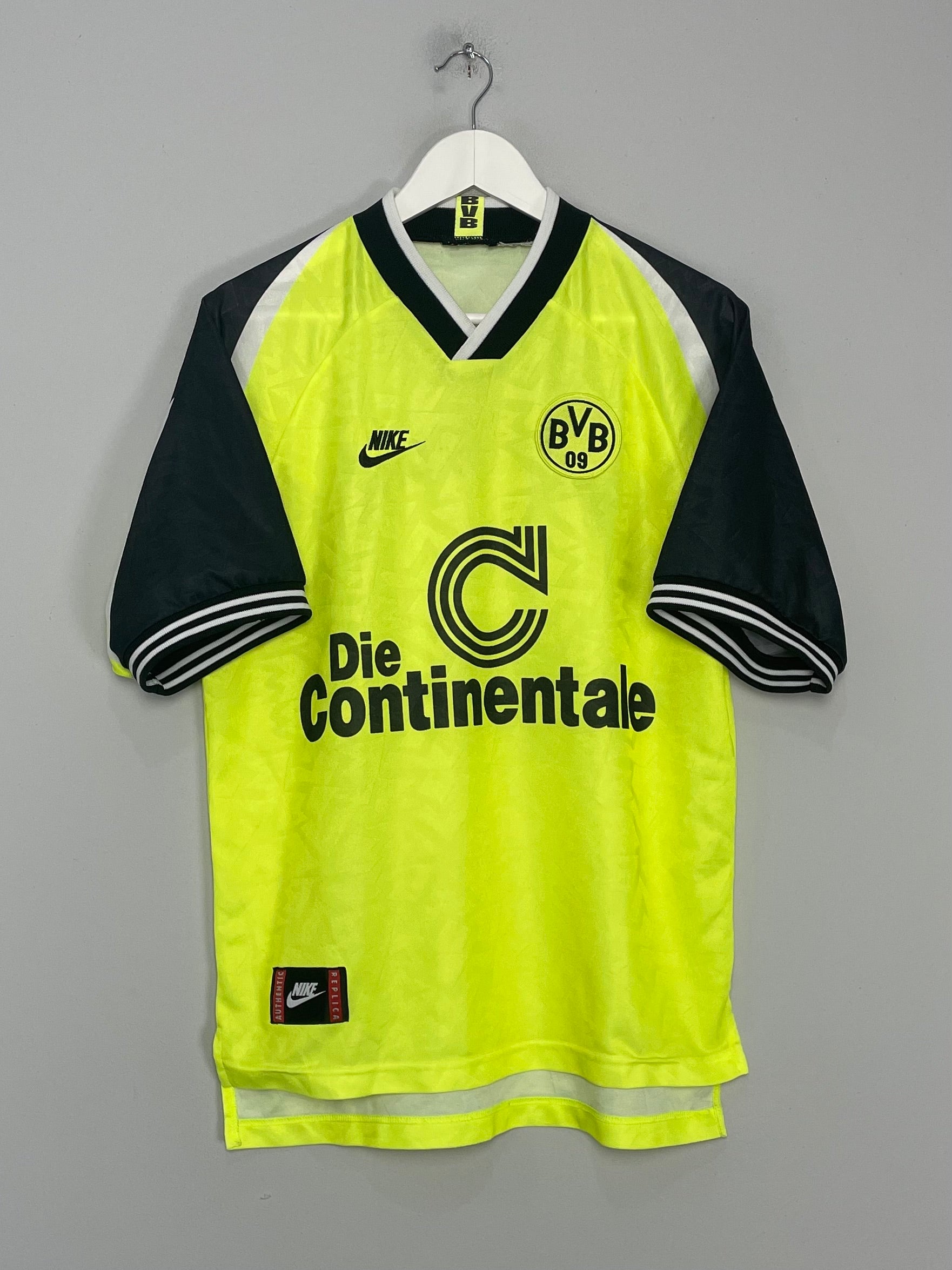 1995/96 DORTMUND HOME SHIRT (M) NIKE