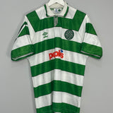 1991/92 CELTIC HOME SHIRT (M) UMBRO