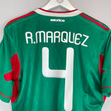 2010 MEXICO R.MARQUEZ #4 HOME SHIRT (M) ADIDAS