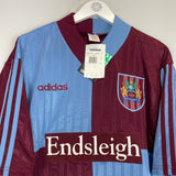 1996/98 BURNLEY *BNWT* HOME SHIRT (L) ADIDAS