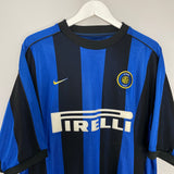 1999/00 INTER MILAN RONALDO #9 HOME SHIRT (XL) NIKE