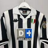 1998/99 JUVENTUS ZIDANE #21 HOME SHIRT (XL) KAPPA