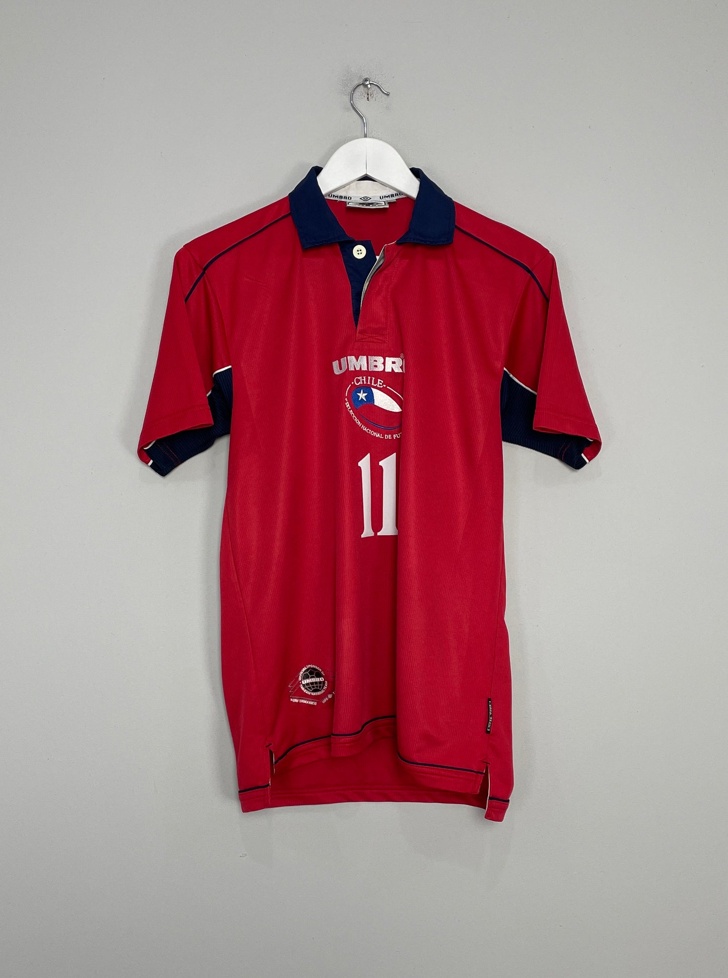 CULT KITS - 2000/03 CHILE SALAS #11 HOME SHIRT (S) UMBRO – Cult Kits