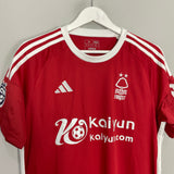 2023/24 NOTTINGHAM FOREST GIBBS-WHITE #10 HOME SHIRT (M) ADIDAS