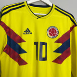 2018/19 COLOMBIA JAMES #10 L/S HOME SHIRT (L) ADIDAS