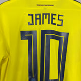 2018/19 COLOMBIA JAMES #10 L/S HOME SHIRT (L) ADIDAS