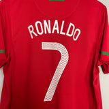 2010/12 PORTUGAL RONALDO #7 HOME SHIRT (M) NIKE