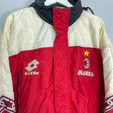 1993/94 AC MILAN PADDED BENCH COAT (L) LOTTO