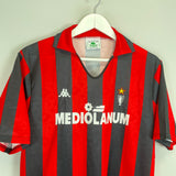 1989/90 AC MILAN HOME SHIRT (L) KAPPA