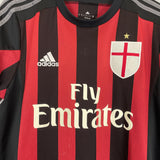 2015/16 AC MILAN HOME SHIRT (M) ADIDAS