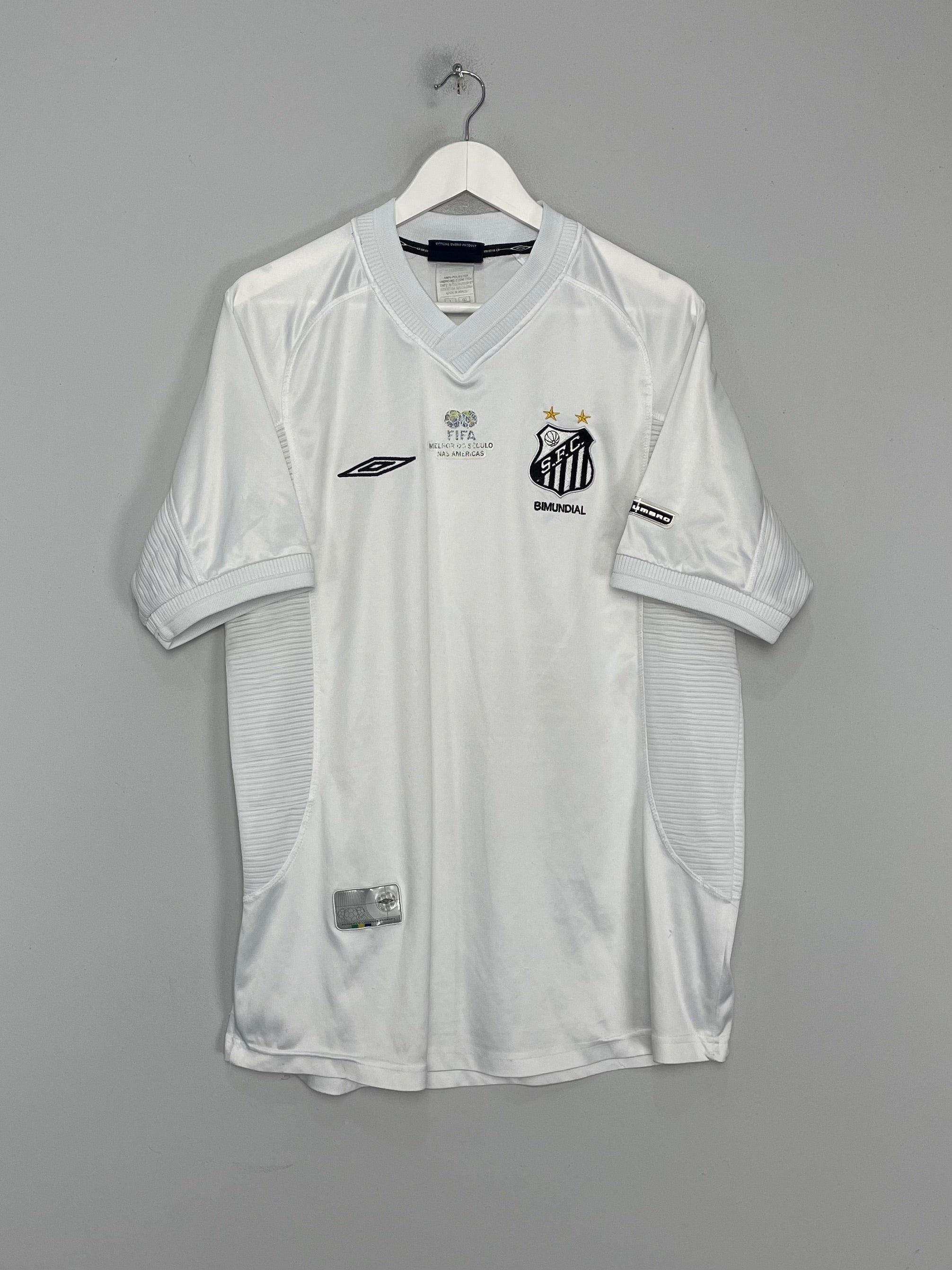 2002/03 SANTOS HOME SHIRT (L) UMBRO