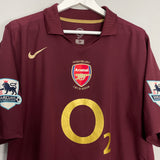 2005/06 ARSENAL HENRY #14 HOME SHIRT (XL) NIKE