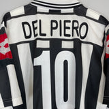 2001/02 JUVENTUS DEL PIERO #10 HOME SHIRT (L) LOTTO