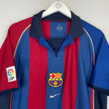 2001/02 BARCELONA LUIS ENRIQUE #21 HOME SHIRT (L) NIKE