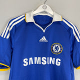 2008/09 CHELSEA LAMPARD #8 HOME SHIRT (M) ADIDAS